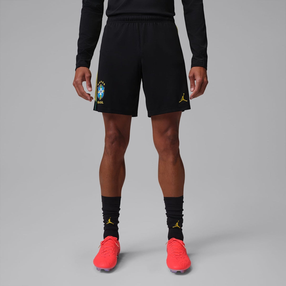 Shorts Brasil Jordan Academy Pro 2026 Treino Masculino