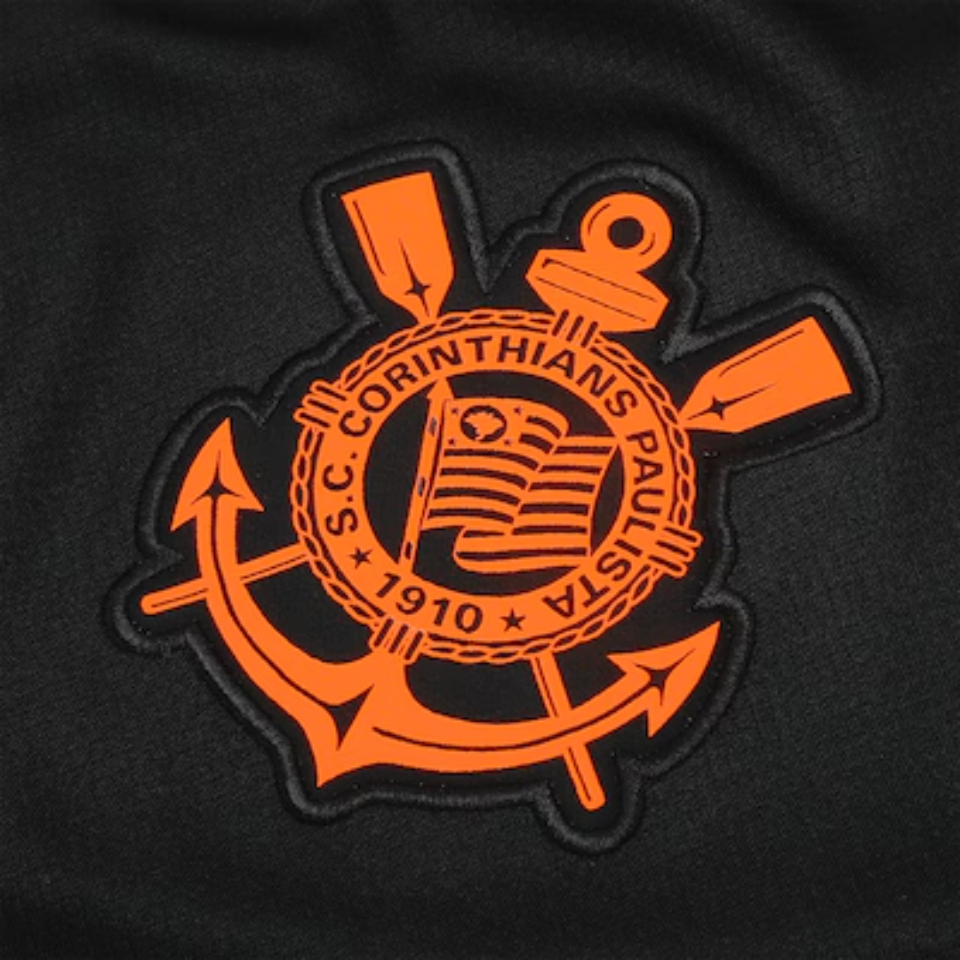 Camisa Torcedor Feminina Corinthians III 2025/2026 Com Patrocínios