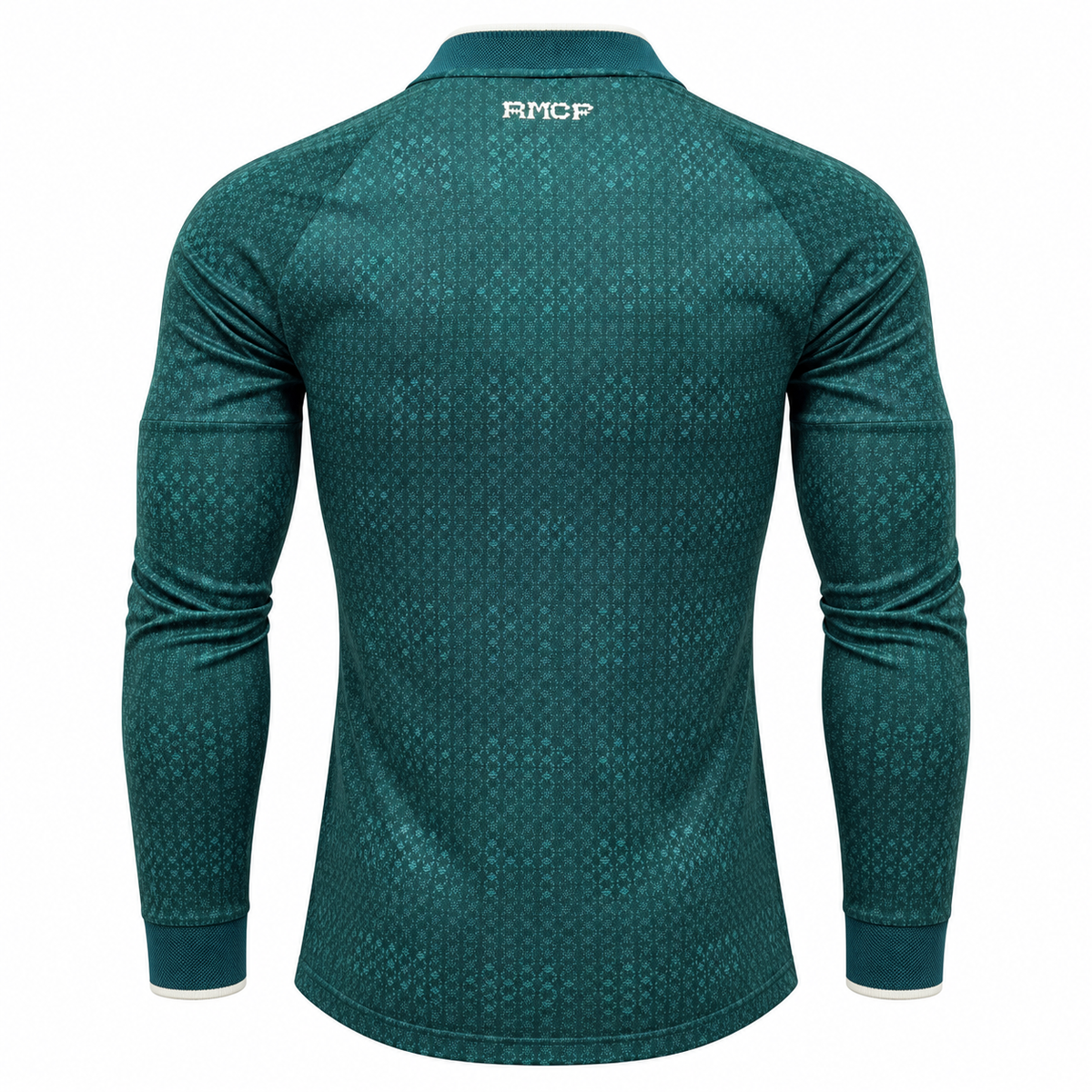 Camisa Real Madrid Away 26/27 Jogador Masculina Manga Longa - Verde — camisa de costas