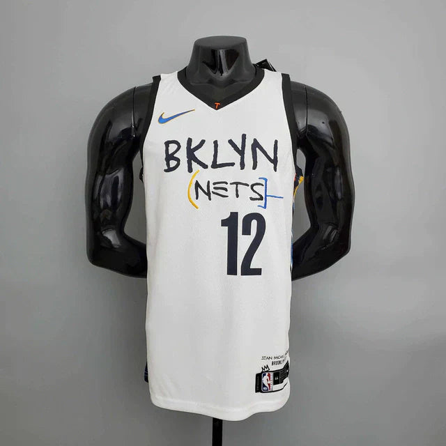Camisa Regata Brooklyn Nets Branca - Masculina