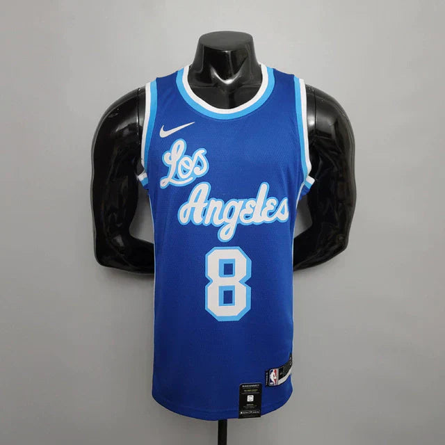 Camisa Regata Los Angeles Lakers Azul e Branca - Masculina