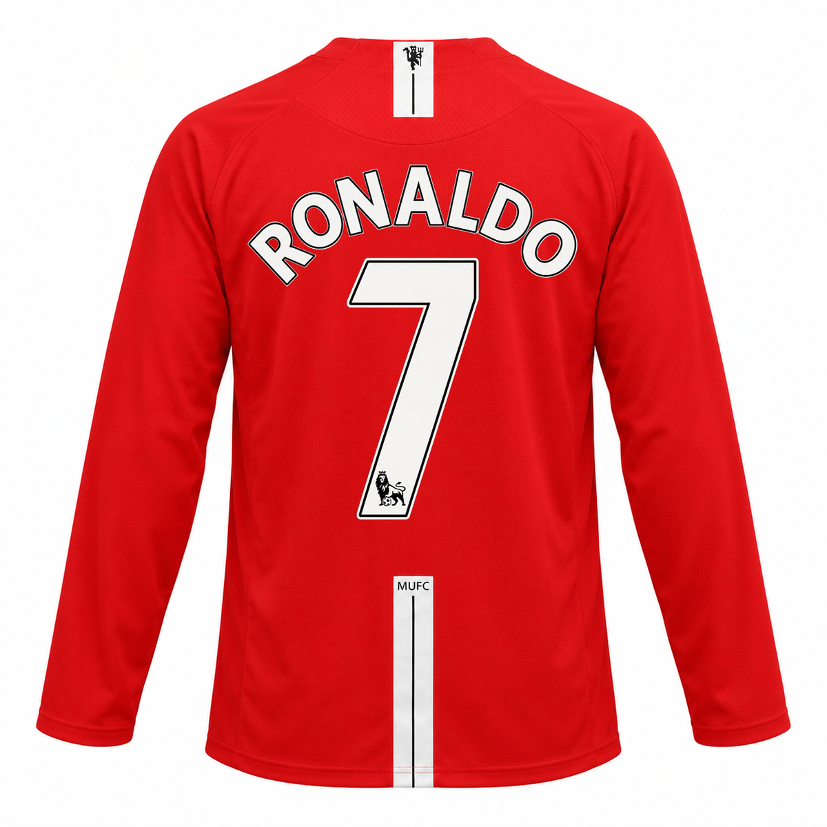 Manchester United retrô 2007/08 Premier League Sem Patch e CR7 imagem 4