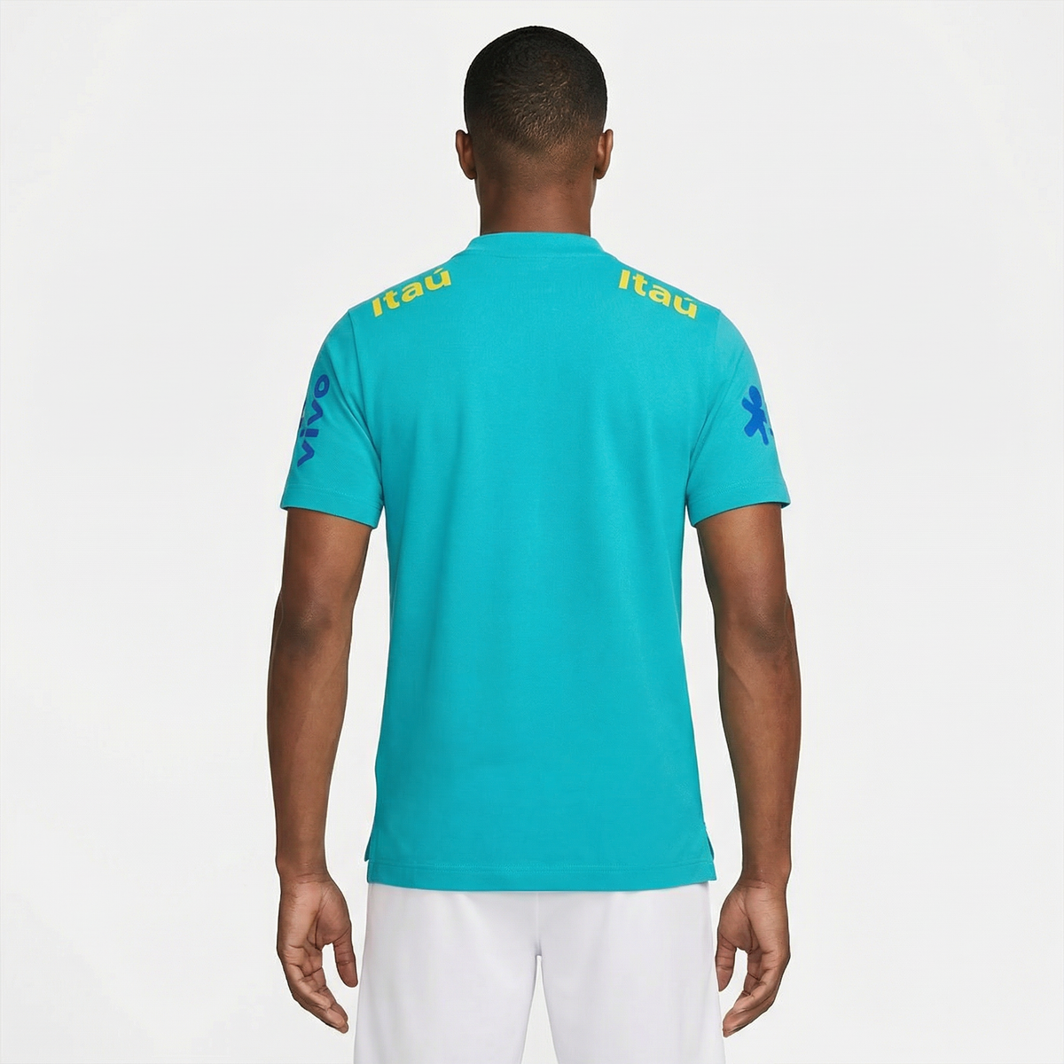 Camisa Retrô Torcedor Masculina Brasil 2021 Pré-Jogo