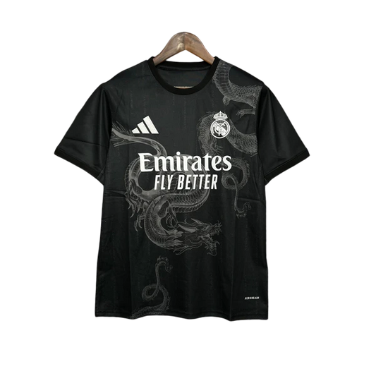 Camisa Real Madrid Edição Especial Preta 24/25 - Torcedor Masculina Lançamento