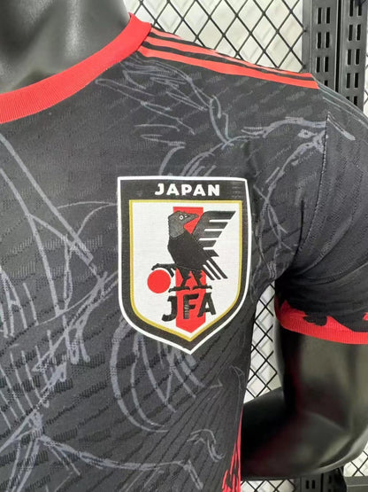 Camisa Japão X Itachi 25/26 Jogador Masculina - Preta e Vermelha — camisa de frente