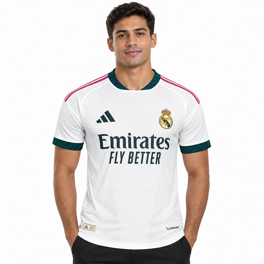Camisa Real Madrid Home 2026/27 Jogador Masculina - Branca