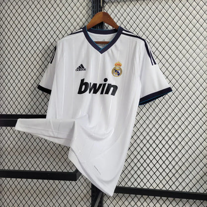 Camisa Retrô Real Madrid I Home 2012/13 Masculino Branco