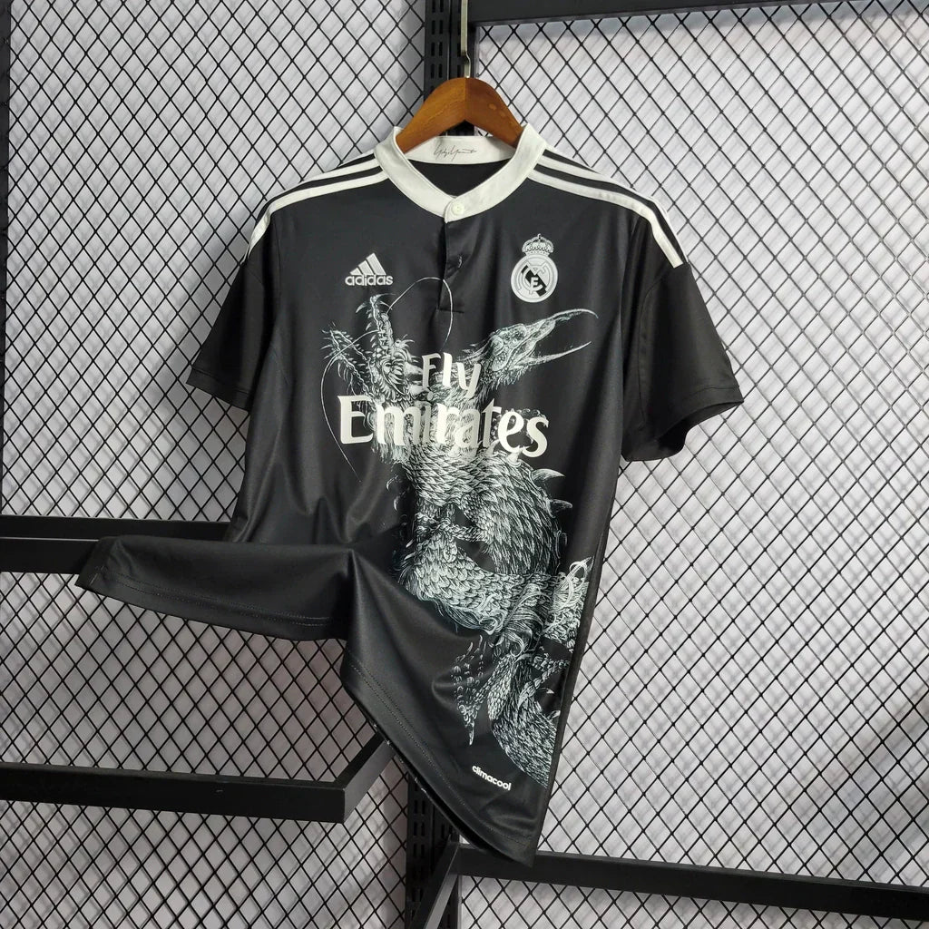 Camisa Retrô Real Madrid III Third 2014/15 Masculino Preto