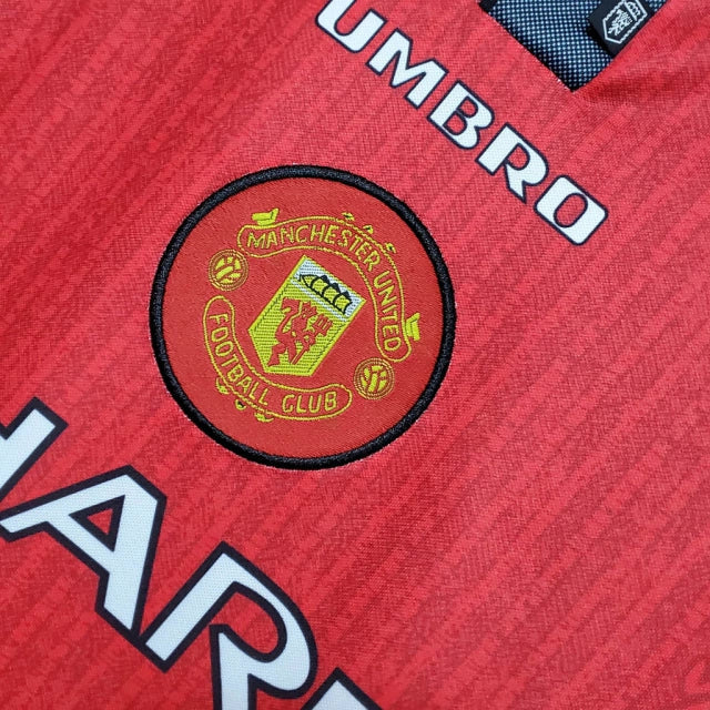 Camisa Retrô Torcedor Masculina Manchester United 1996