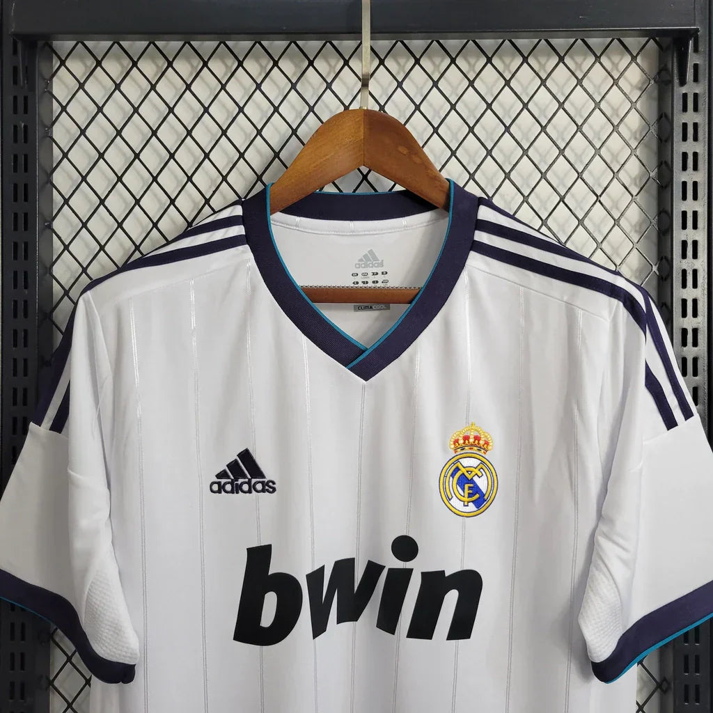 Camisa Retrô Real Madrid I Home 2012/13 Masculino Branco