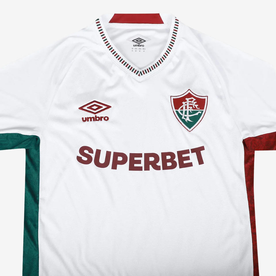 Camisa Torcedor Masculina Fluminense II 2025/2026 Com Patrocinios