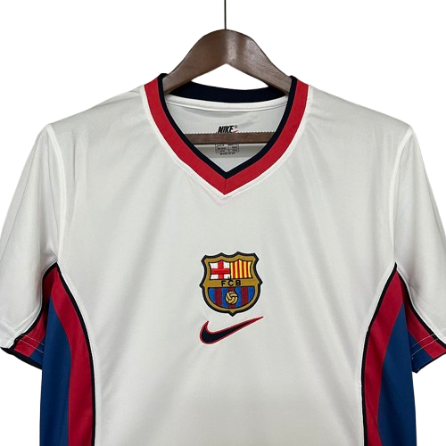 Camisa Retrô Torcedor Masculina Barcelona II 1999