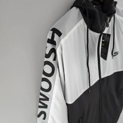 Jaqueta Corta Vento Swoosh - Branco/Preto