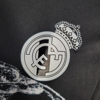 Camisa Manga Longa Retrô Torcedor Masculina Real Madrid III 2014
