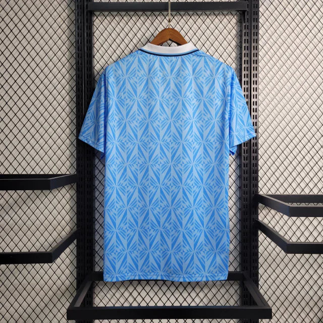 Camisa Retrô Lazio 1991/92 Masculino Branco e Azul