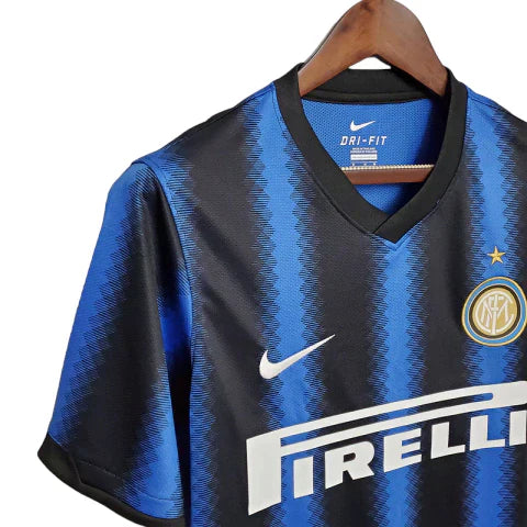 Camisa Inter de Milão Retrô 2010/2011 Azul e Preta