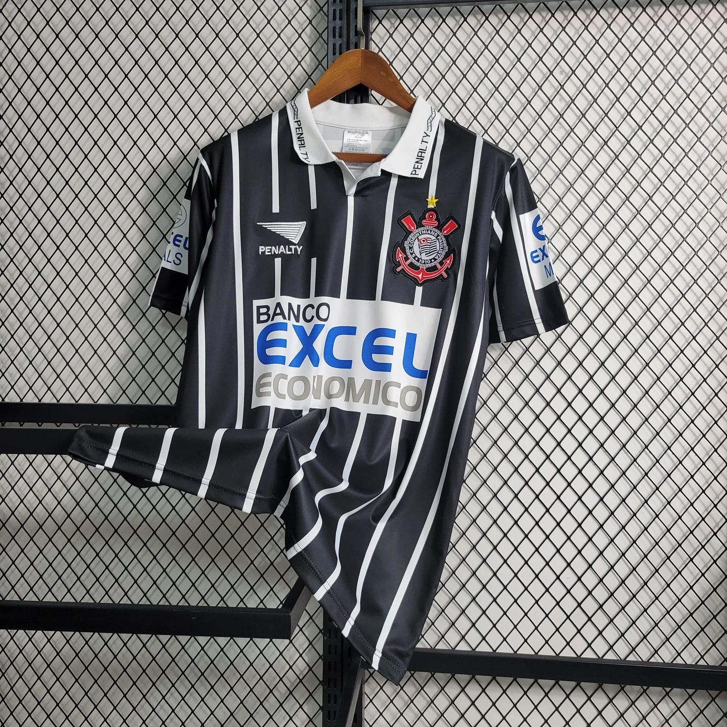 Camisa Retrô Torcedor Masculina Corinthians 1997