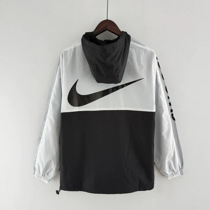 Jaqueta Corta Vento Swoosh - Branco/Preto