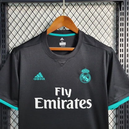 Camisa Retrô Real Madrid 2017/18 II Torcedor Preto