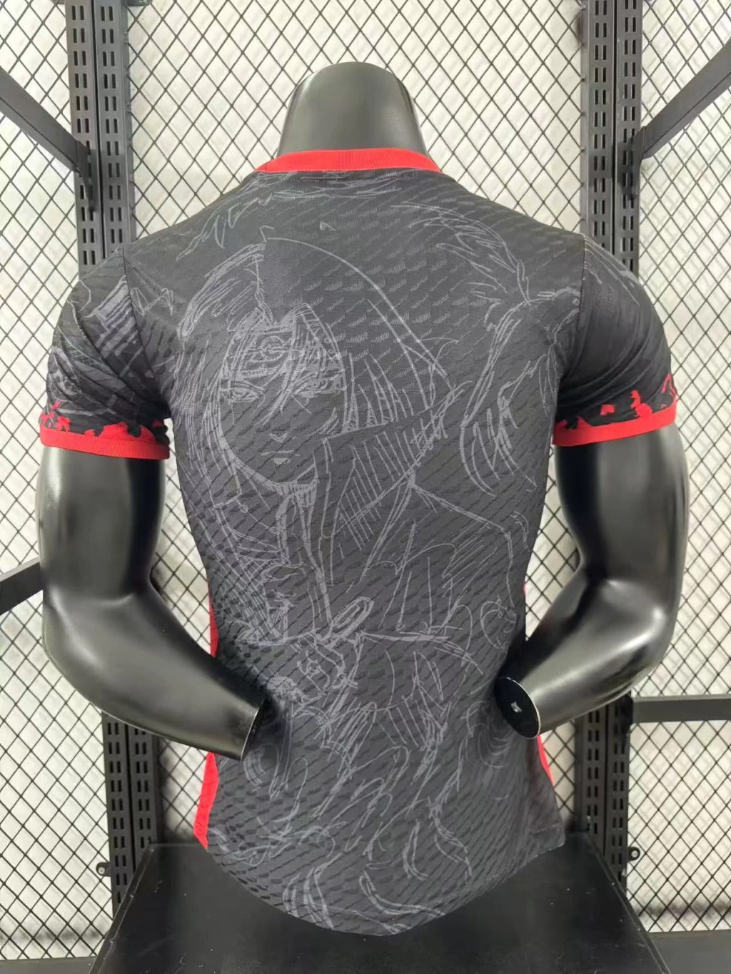 Camisa Japão X Itachi 25/26 Jogador Masculina - Preta e Vermelha — foto complementar 7