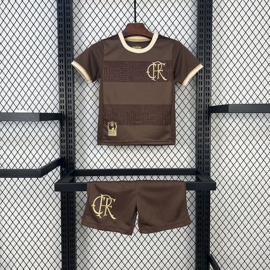 Conjunto Infantil Flamengo Identidade Edição Especial Consciência Negra 24/25