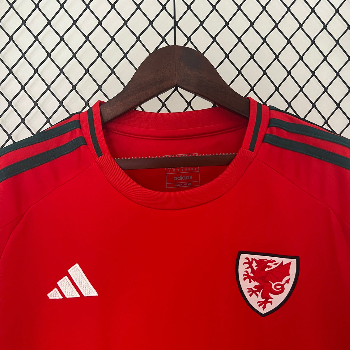 Camisa País de Gales Home 24/25 - Torcedor Masculina Lançamento