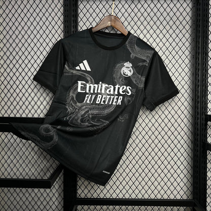 Camisa Real Madrid Edição Especial Preta 24/25 - Torcedor Masculina Lançamento