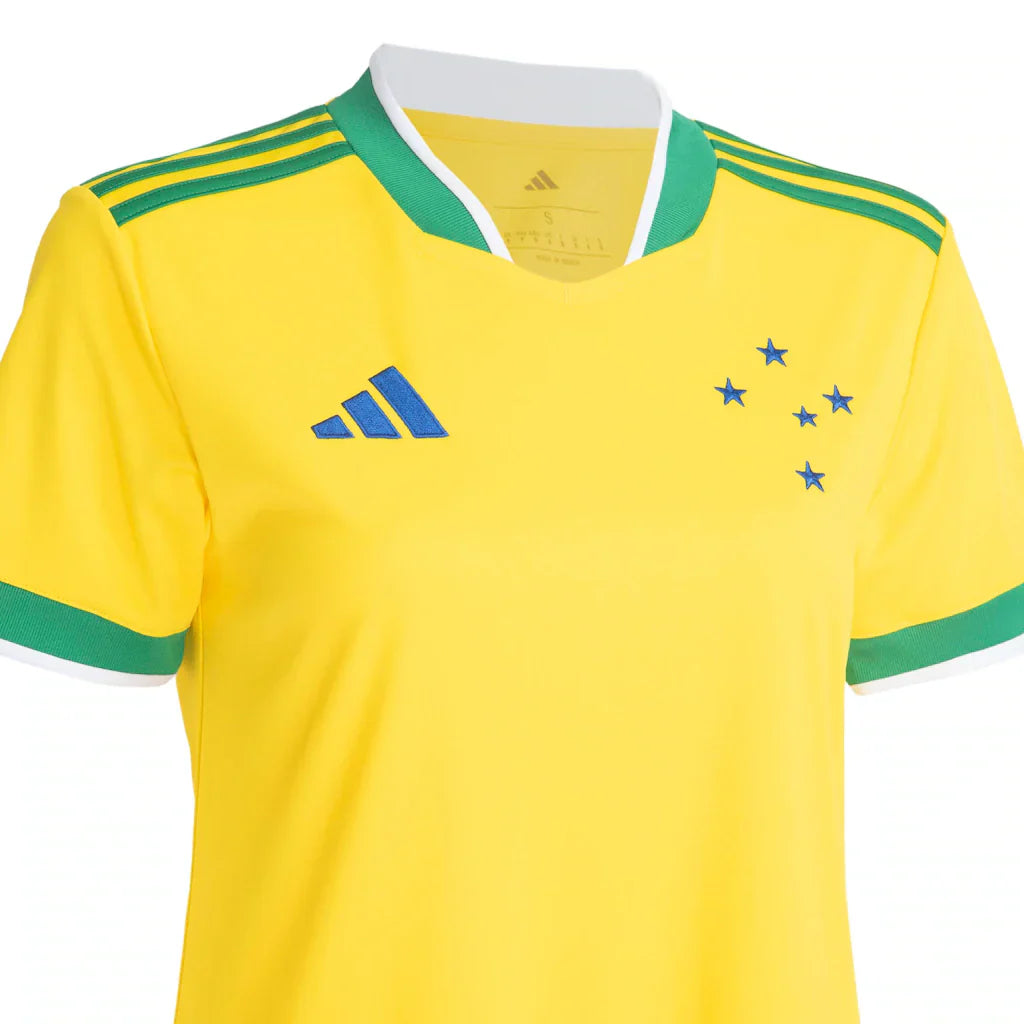 Camisa Cruzeiro 2026/27 Verde Amarela Copa do Mundo - Feminina