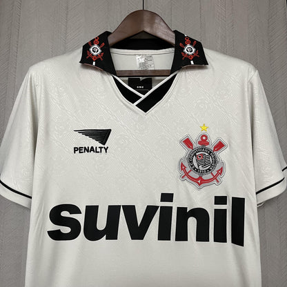 Camisa Retrô Torcedor Masculina Corinthians 1996