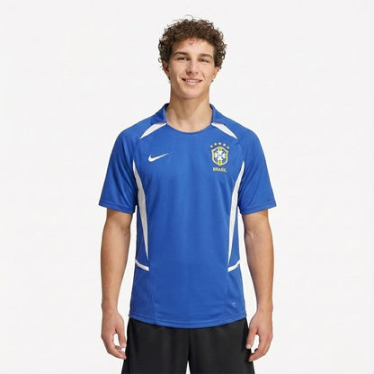 Camisa Retrô Torcedor Masculina Brasil II 2002