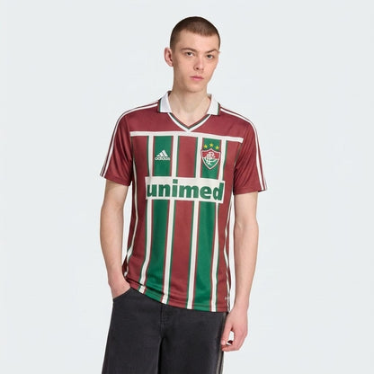 Camisa Retrô Torcedor Masculina Fluminense I 2002
