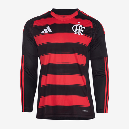 Camisa Manga Longa Torcedor Masculina Flamengo I 2025/2026