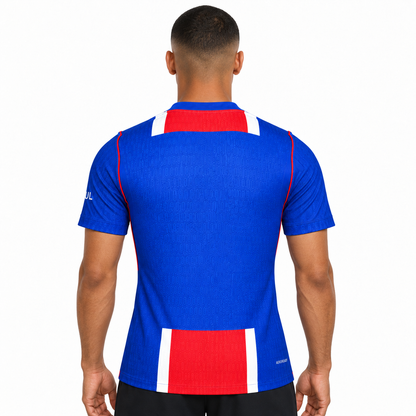 Camisa PSG Home 26/27 Jogador Masculina - Azul e Vermelha