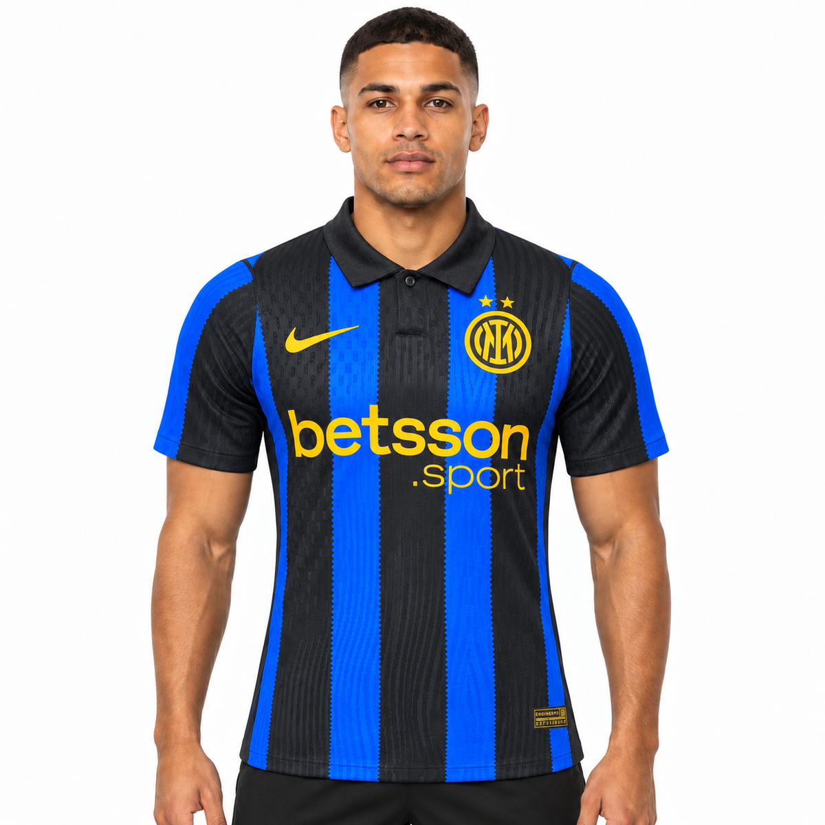 Camisa Inter de Milão Home 26/27 Jogador Masculina - Azul e Preta