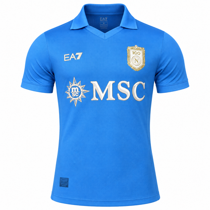 Camisa Napoli Home 26/27 Jogador Masculina - Azul
