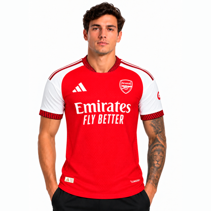 Camisa Arsenal Home 26/27 Jogador Masculina - Vermelha