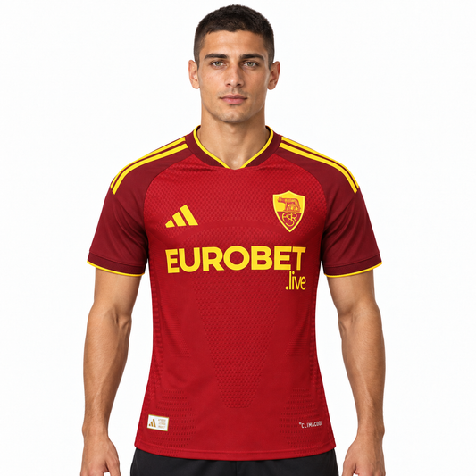 Camisa Roma Home 26/27 Jogador Masculina - Vinho
