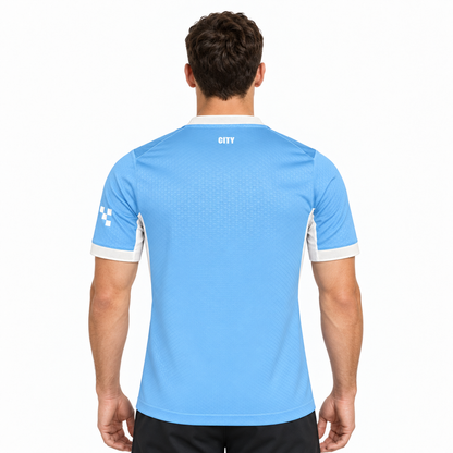 Camisa Manchester City Home 26/27 Jogador Masculina - Azul