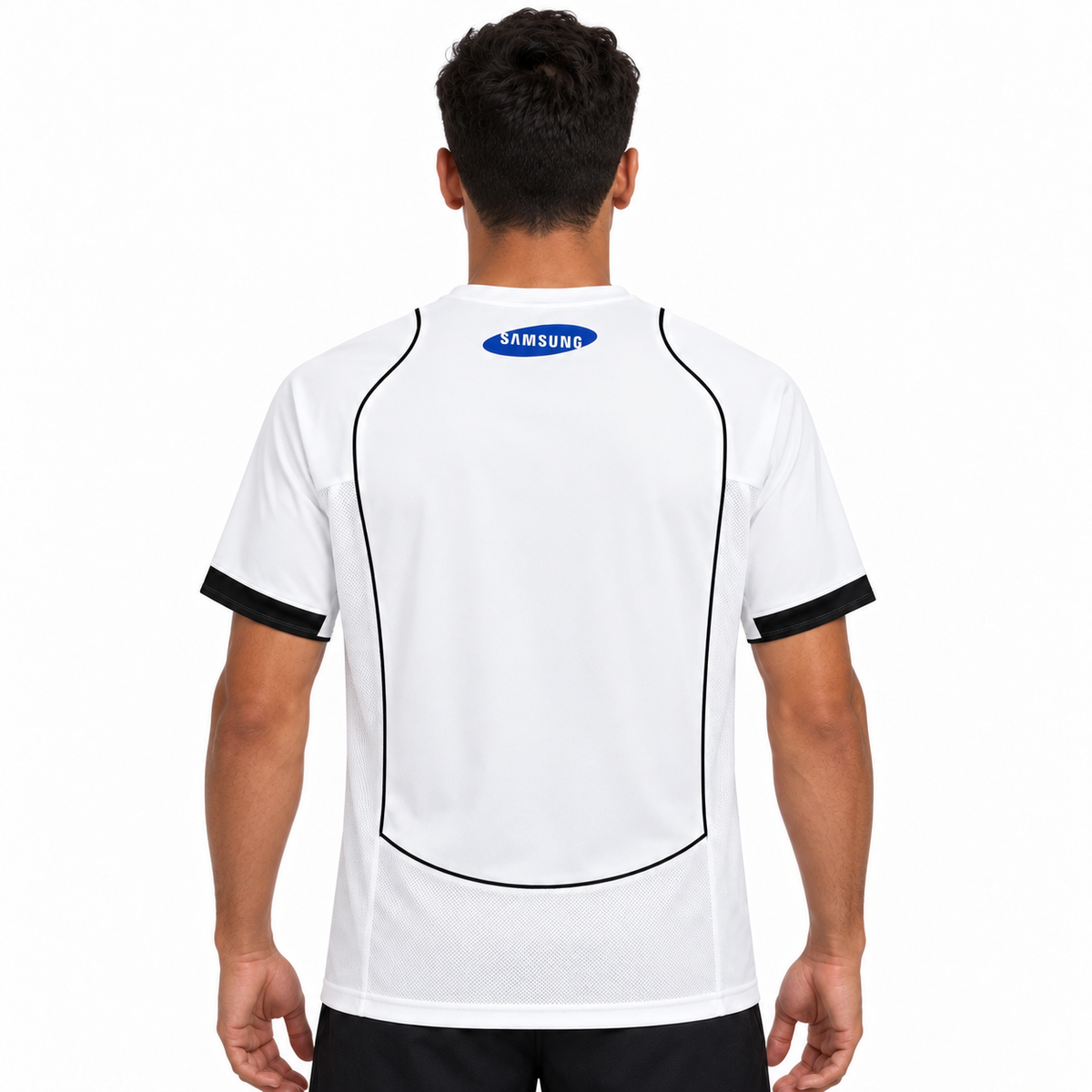 Camisa Corinthians Home 2005/06 Retrô Masculina - Branca