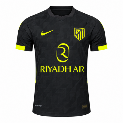 Camisa Atlético de Madrid Away 26/27 - Jogador Masculina - Preta