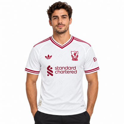 Camisa Liverpool Away 26/27 Jogador Masculina - Branca