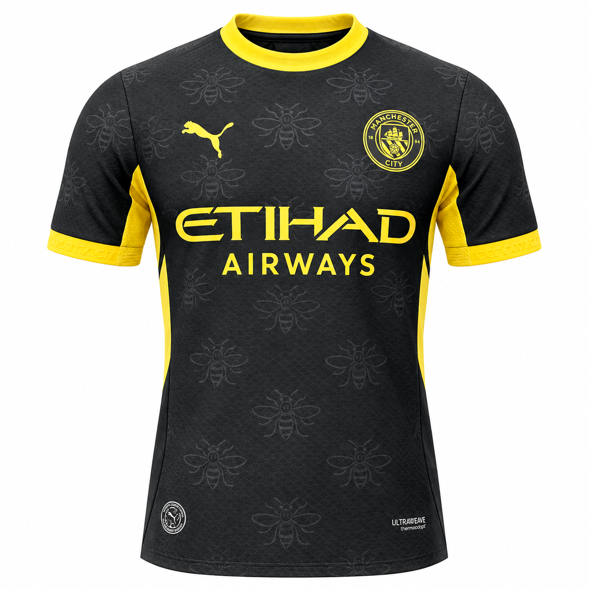 Camisa Manchester City Away 26/27 Jogador Masculina - Preta