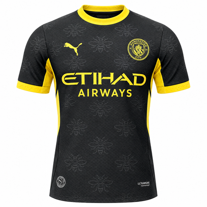 Camisa Manchester City Away 26/27 Jogador Masculina - Preta