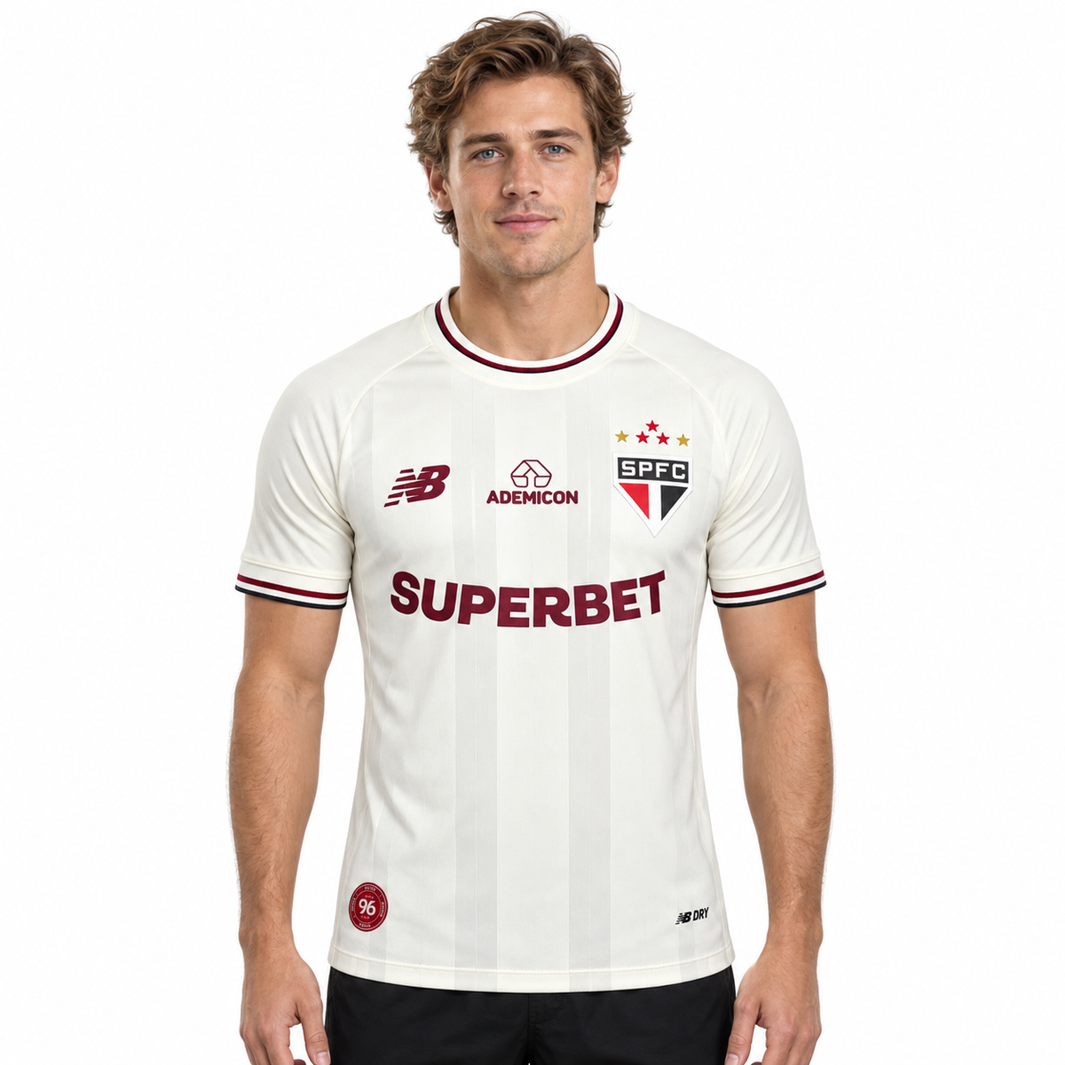 Camisa São Paulo Third 26/27 Jogador Masculina - Off-white