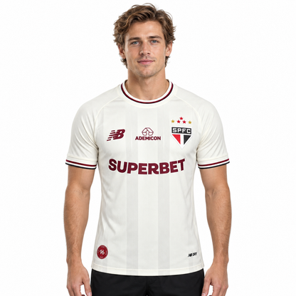 Camisa São Paulo Third 26/27 Jogador Masculina - Off-white