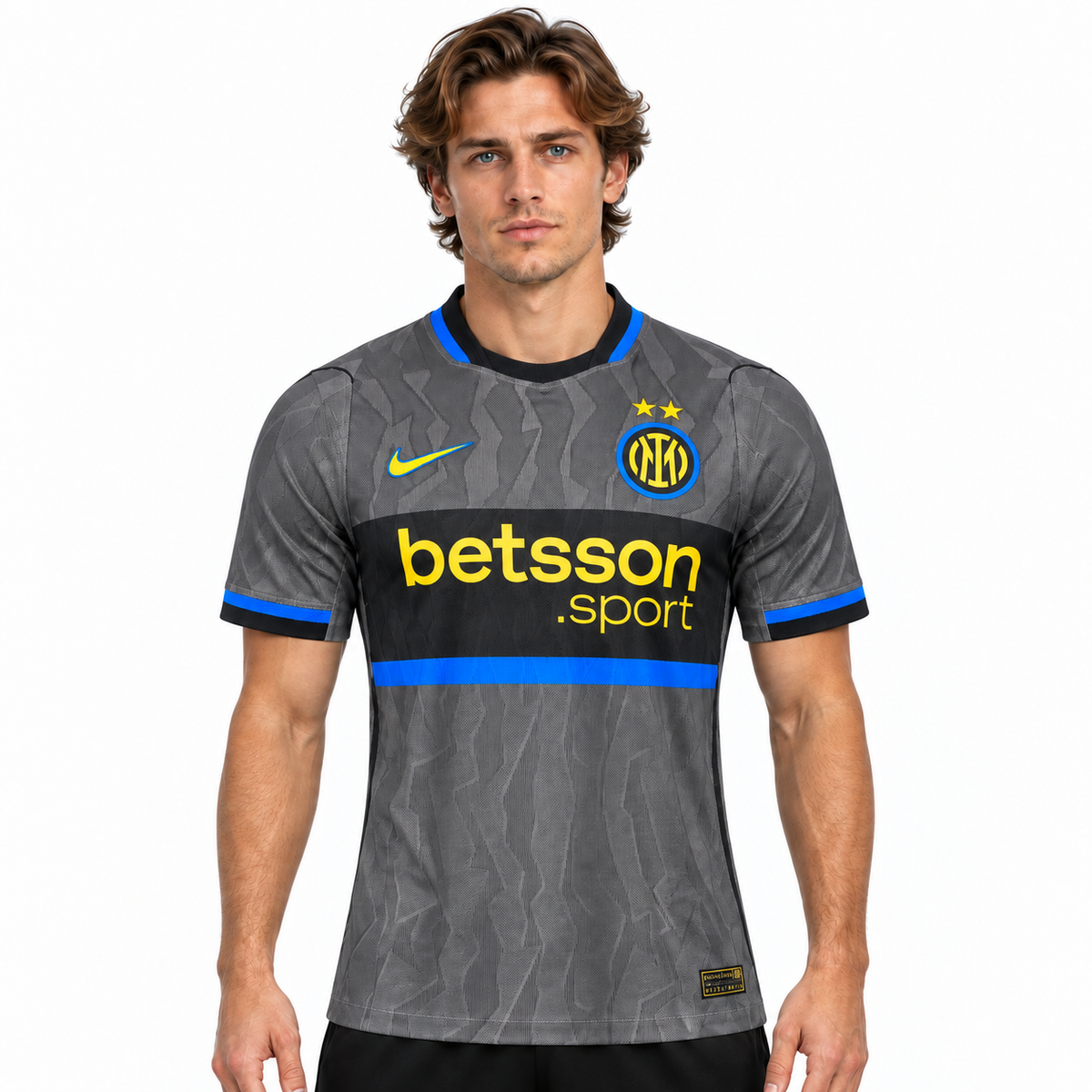 Camisa Inter de Milão Third 26/27 Jogador Masculina - Cinza