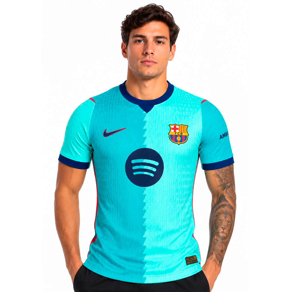 Camisa Barcelona Away 26/27 -  Jogador Masculina - Verde