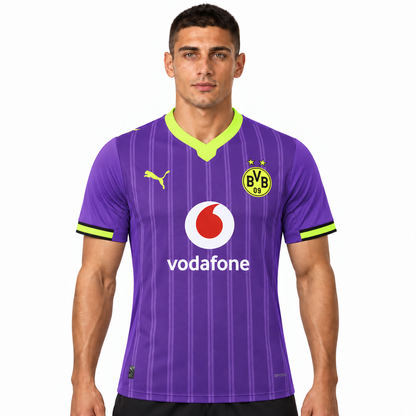 Camisa Borussia Dortmund Third 26/27 - Jogador Masculina - Roxa