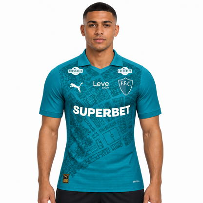 Camisa Fluminense Third 26/27 Jogador Masculina - Verde Com Patrocinios