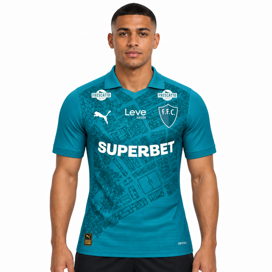 Camisa Fluminense Third 26/27 Jogador Masculina - Verde Com Patrocinios